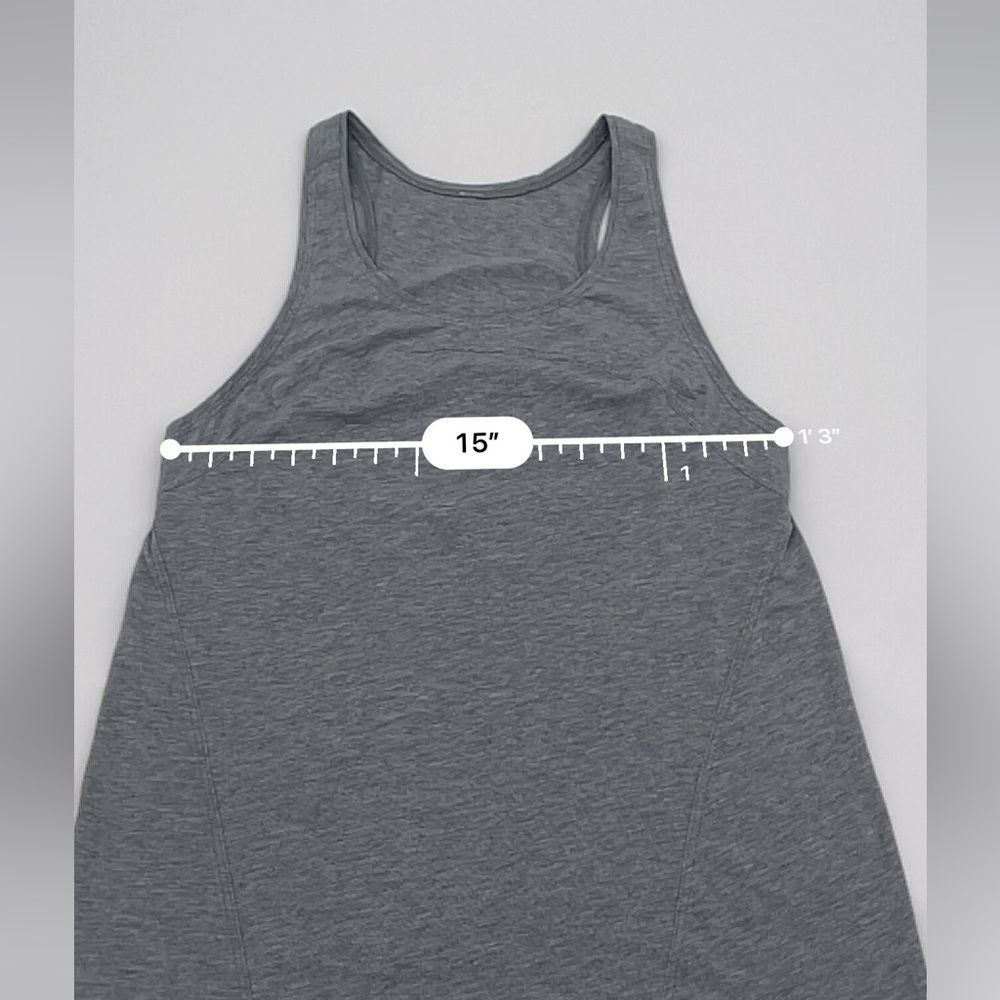 Lululemon Grey Razorback - Picture 5 of 7
